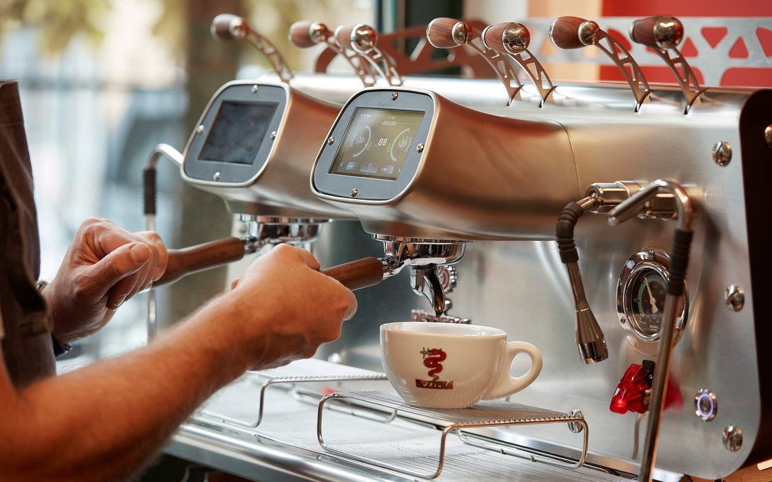 Bezzera - Bezzera Victoria 2-Gruppig matt schwarz - GastroDeals