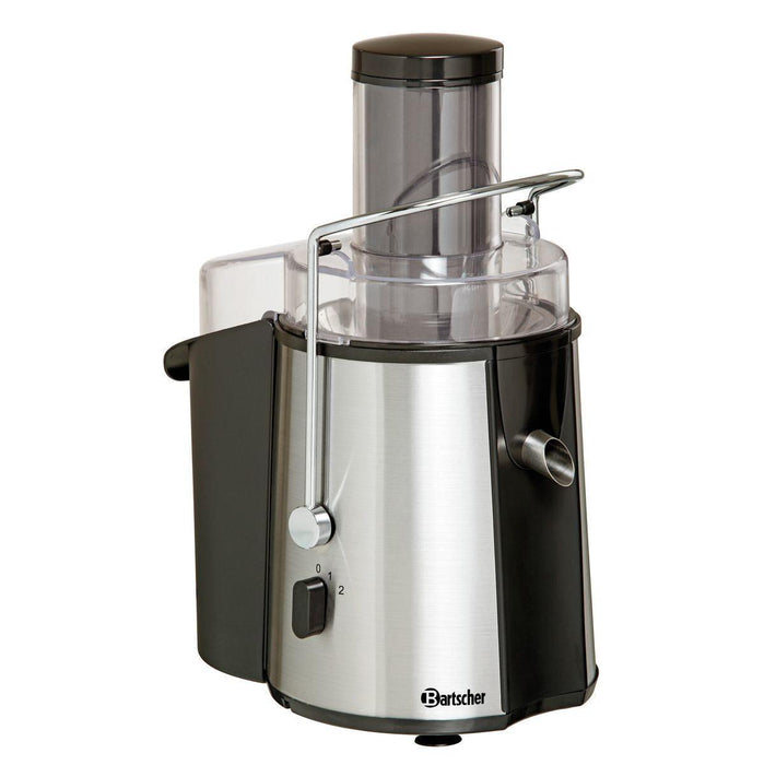 Bartscher Entsafter Top Juicer - Edelstahl, 0,7 kW, 18.000 U/min, XXL-Einfüllschacht, Spülmaschinengeeignet