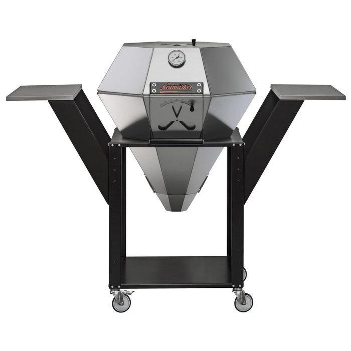 Diamant Grill - Grill Komplett - Set - Edelstahl, 64 cm Ø, mit Fassung, Flügel und Rollensatz - Diamant Grill - GastroDeals