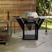 Diamant Grill - Grill Komplett - Set - Edelstahl, 64 cm Ø, mit Fassung, Flügel und Rollensatz - Diamant Grill - GastroDeals