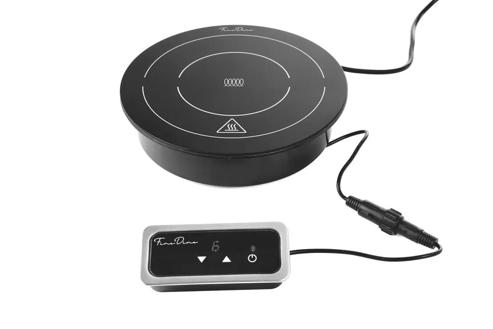Fine Dine - Fine Dine Induktionsheizplatte 800 W, 230V/800W, ø245x(H)80mm - GastroDeals