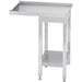 gel - o - mat - Ablauftisch für E - Complete 1000 - 3000 - Edelstahl, 700x590x870 mm, ohne Aufkantung - gel - o - mat - GastroDeals