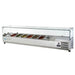 gel - o - mat - Aufsatzkühlvitrine ESL3881 - 120 cm, Glasaufsatz, 4x 1/3 GN, Edelstahl - gel - o - mat - GastroDeals