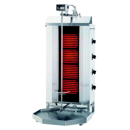 gel - o - mat - Elektrischer Gyros - /Kebab - Grill GLG 231 - Robax Glas, 60 kg, 4 Heizzonen - gel - o - mat - GastroDeals