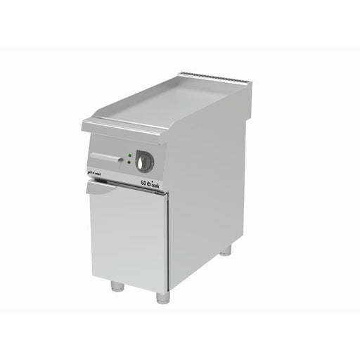 gel - o - mat - Elektro Griddle - Platte Serie 900 - 40 cm, Edelstahl, 4,7 kW, mit Unterbau - gel - o - mat - GastroDeals