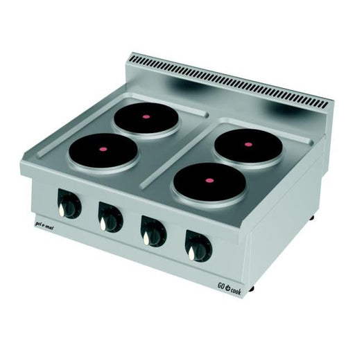 gel - o - mat - Elektro Herd Serie 700 - 4 Platten, Unterbau, 80 cm, 10,5 kW - gel - o - mat - GastroDeals