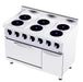gel - o - mat - Elektro Herd Serie 700 - 6 Platten, 120 cm, mit Backofen, 20,6 kW - gel - o - mat - GastroDeals