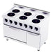 gel - o - mat - Elektro Herd Serie 700 - 6 Platten, Heißluft Backofen, 120 cm, 19,1 kW - gel - o - mat - GastroDeals