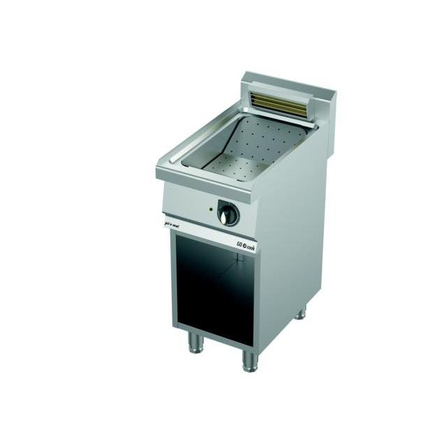 gel - o - mat - Elektro Pommeswärmer Serie 700 - 40 cm, mit Unterbau, Edelstahl - gel - o - mat - GastroDeals