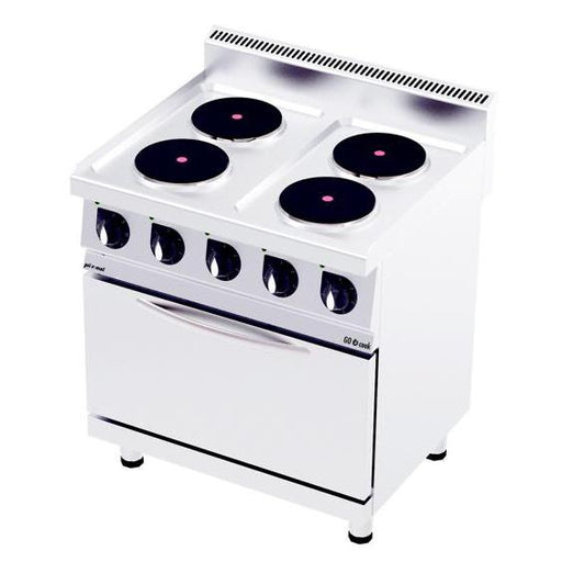 gel - o - mat - Elektroherd Serie 700 - 4 Platten, Backofen, 80 cm, 15,4 kW - gel - o - mat - GastroDeals