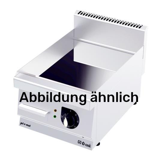 gel - o - mat - Gas Griddle - Platte Serie 600 - 40 cm, Verchromt, Glatt, 4,6 kW - gel - o - mat - GastroDeals