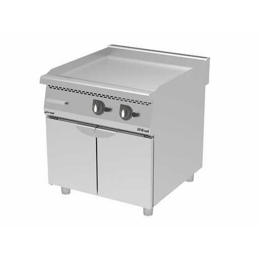 gel - o - mat - Gas Griddle - Platte Serie 900 - 80 cm, Unterbau Edelstahl, 14,0 kW - gel - o - mat - GastroDeals