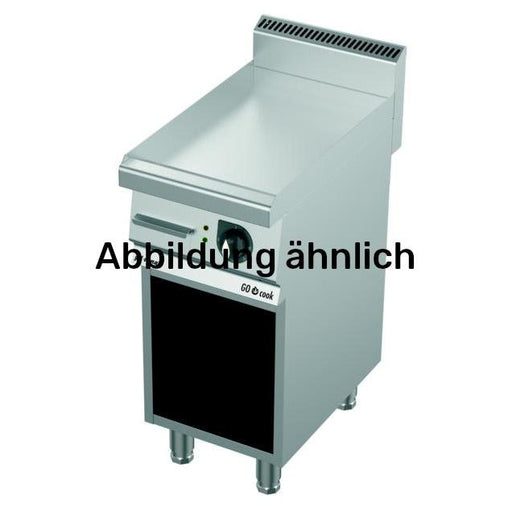 gel - o - mat - Gas Grillplatte mit Unterbau - 40 cm, Edelstahl glatt, 5,2 kW - gel - o - mat - GastroDeals