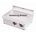 gel - o - mat - Gas - Grillplatte Serie 700 - 80 cm, Edelstahl, Gerillt, mit Unterbau - gel - o - mat - GastroDeals
