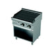 gel - o - mat - Gas Lavastein - Grill Serie 700 - 80 cm, 18,0 kW, offener Unterbau - gel - o - mat - GastroDeals