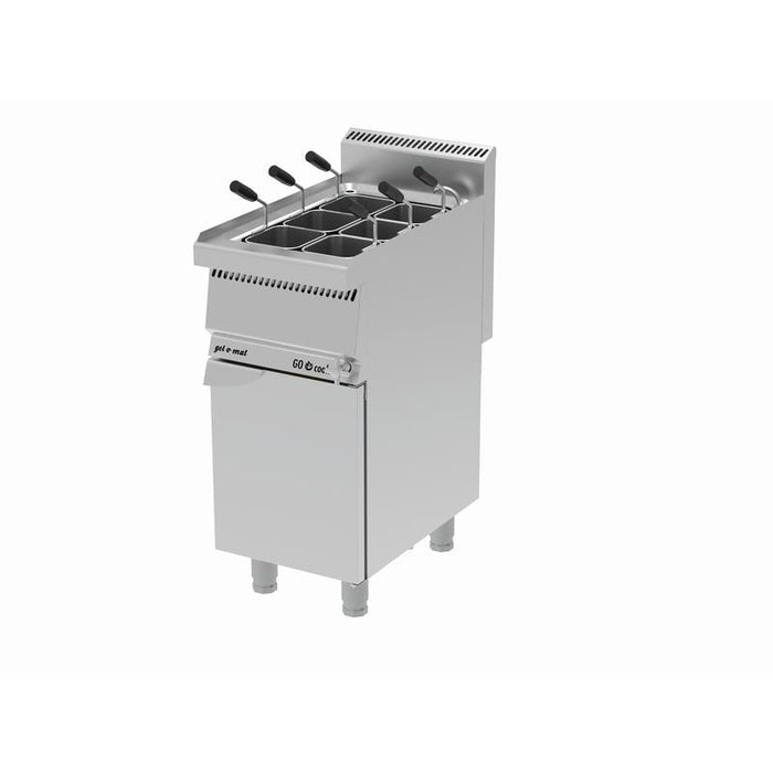 gel - o - mat - Gas Nudelkocher Serie 700 - 25 Liter, Unterbau, 10,0 kW, 40 cm - gel - o - mat - GastroDeals