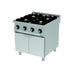 gel - o - mat - Gas - Tischherd Serie 900 - 4 Brenner, 80 cm, 30,0 kW, Unterbau - gel - o - mat - GastroDeals