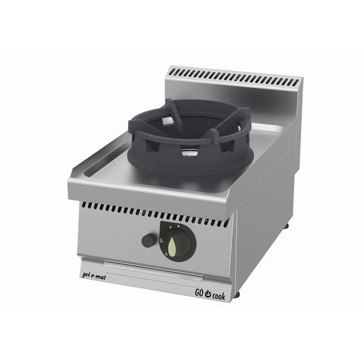 gel - o - mat - Gas Wok - Herd Serie 700 - 1 Brenner, 40 cm, 10,5 kW, mit Unterbau - gel - o - mat - GastroDeals