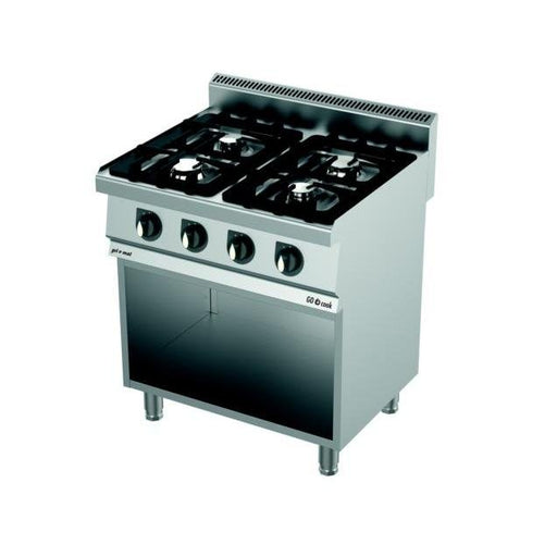 gel - o - mat - Gasherd Serie 700 - 4 Flammen, Unterbau, 80 cm, 36 kW - gel - o - mat - GastroDeals