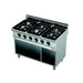 gel - o - mat - Gasherd Serie 700 - 6 Flammen, 120 cm, Unterbau, 54 kW - gel - o - mat - GastroDeals