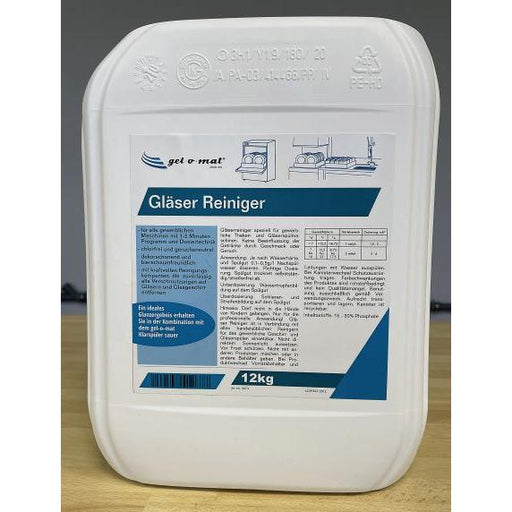 gel - o - mat - Gläser - Reiniger - Chlorfrei, 12 kg, Materialschonend - gel - o - mat - GastroDeals
