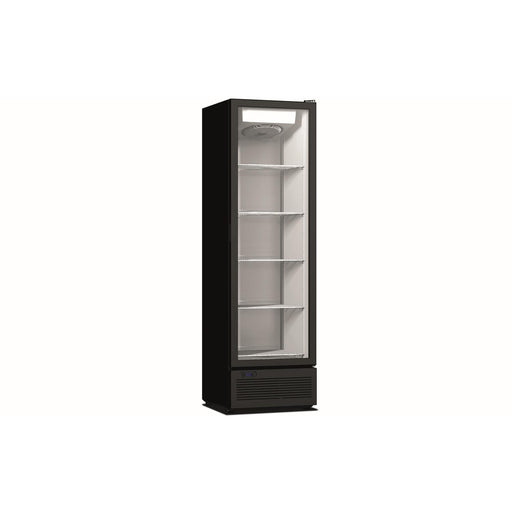 gel - o - mat - Kühlschrank mit Glastür CR 450 - 435 Liter, Schwarz, 59,5 cm, LED - Beleuchtung - gel - o - mat - GastroDeals
