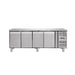 gel - o - mat - Kühltisch Gelo Line EPF3442GR - 4 Türen, 223 cm, Edelstahl, - 2 bis +8 °C - gel - o - mat - GastroDeals