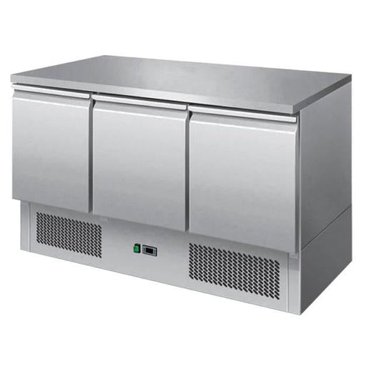 gel - o - mat - Kühltisch Gelo Line ESL 3851GR - 3 Türen, Saladettenbauform 136,5 cm - gel - o - mat - GastroDeals