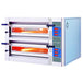 gel - o - mat - Pizza - Ofen GE4302 Digital - 8 Pizzen 30 cm, bis 400°C, Schamottesteine - gel - o - mat - GastroDeals