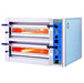 gel - o - mat - Pizza - Ofen GE4302A - 8 Pizzen, 30 cm, Analog, 2 Kammern - gel - o - mat - GastroDeals