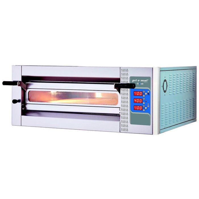 gel - o - mat - Pizza - Ofen GE6301D Digital - 6 Pizzen, bis 400°C, Schamottsteine - gel - o - mat - GastroDeals