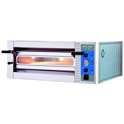 gel - o - mat - Pizza - Ofen GE6301DA - Analog, 620x930x130 mm, bis 400°C, Schamottsteine - gel - o - mat - GastroDeals