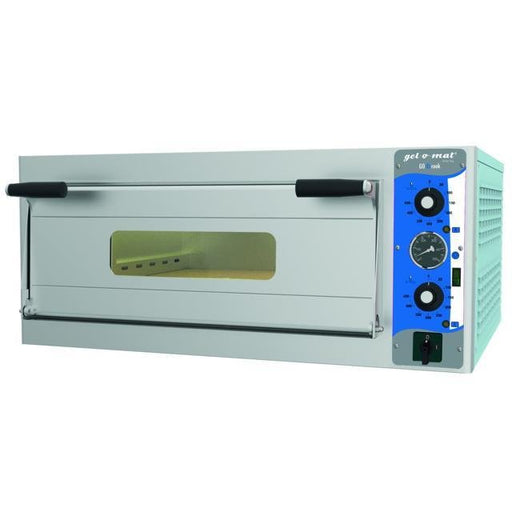 gel - o - mat - Pizza - Ofen GE6301WAB - Analog, bis 400°C, für 6 Pizzen, 925x635x150 mm - gel - o - mat - GastroDeals