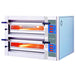 gel - o - mat - Pizza - Ofen GE6302D Digital - 2 Backkammern, 400 °C, Schamottsteine - gel - o - mat - GastroDeals