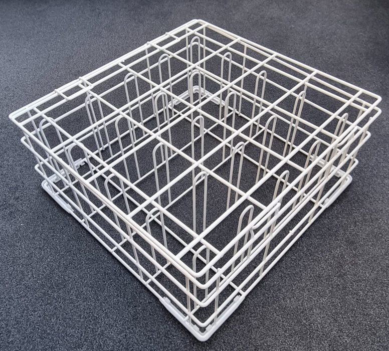 gel - o - mat - Spülkorb für Kunststoffbecher - 500x500 mm, Korrosionsbeständig, Ergonomische Griffe - gel - o - mat - GastroDeals