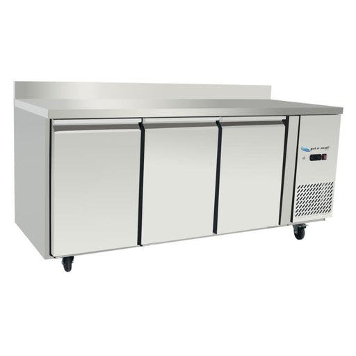 gel - o - mat - Tiefkühltisch GELO Line EPF3482GR - 4 Türen, 223 cm, Edelstahl, - 18 bis - 22 °C - gel - o - mat - GastroDeals