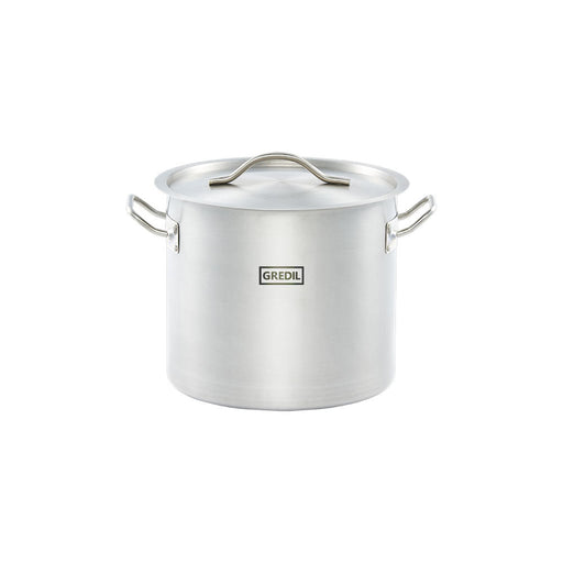 Gredil - Suppentopf hohe Form Serie ECO Ø 240 mm, Höhe 200 mm, 9 Liter, inkl. Deckel - GastroDeals