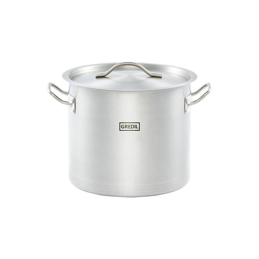 Gredil - Suppentopf hohe Form Serie ECO Ø 280 mm, Höhe 250 mm, 15,4 Liter, inkl. Deckel - GastroDeals