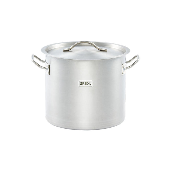 Gredil - Suppentopf hohe Form Serie ECO Ø 280 mm, Höhe 250 mm, 15,4 Liter, inkl. Deckel - GastroDeals