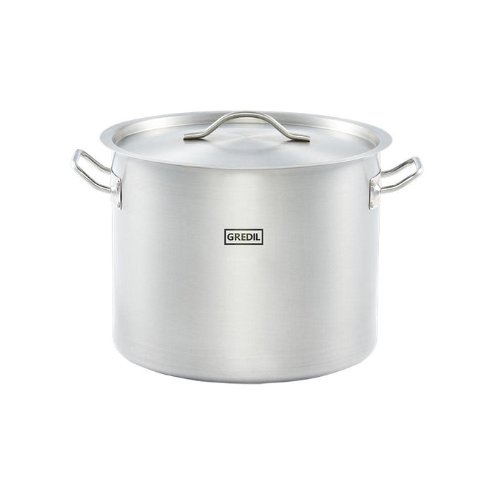 Gredil - Suppentopf hohe Form Serie ECO Ø 320 mm, Höhe 260 mm, 20,9 Liter, inkl. Deckel - GastroDeals
