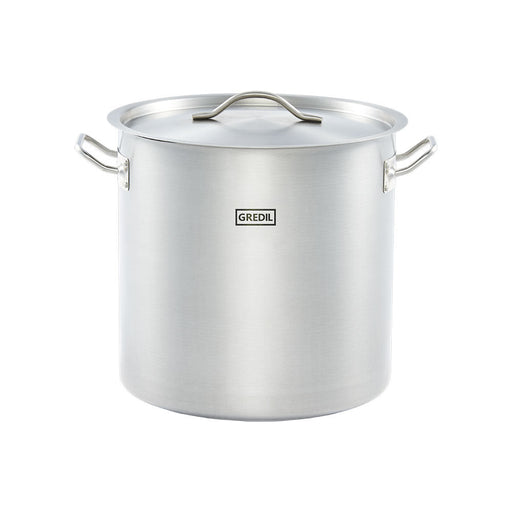 Gredil - Suppentopf hohe Form, Serie ECO Ø 320 mm, Höhe 320 mm, 25,7 Liter, inkl. Deckel - GastroDeals