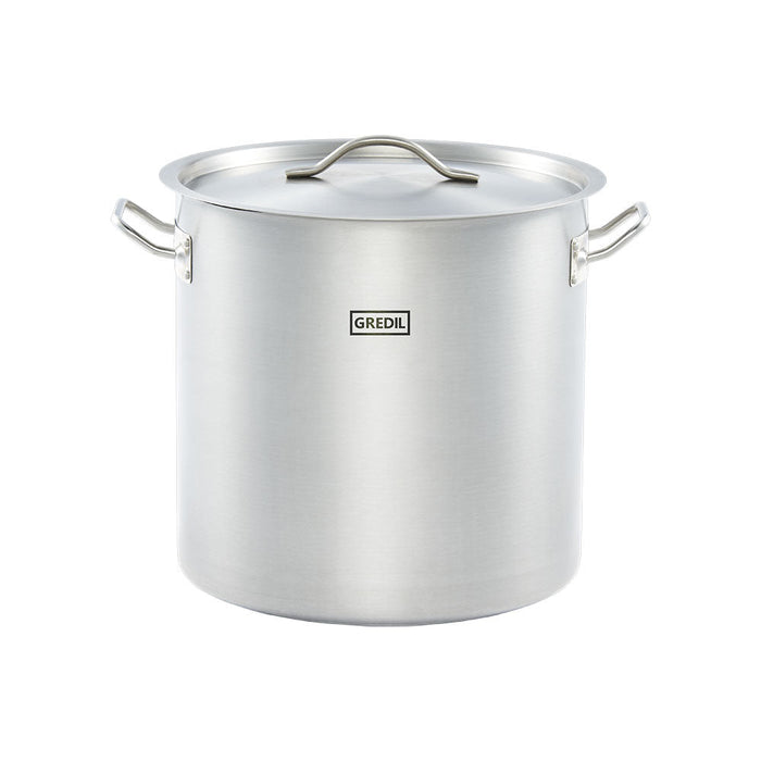 Gredil - Suppentopf hohe Form, Serie ECO Ø 320 mm, Höhe 320 mm, 25,7 Liter, inkl. Deckel - GastroDeals