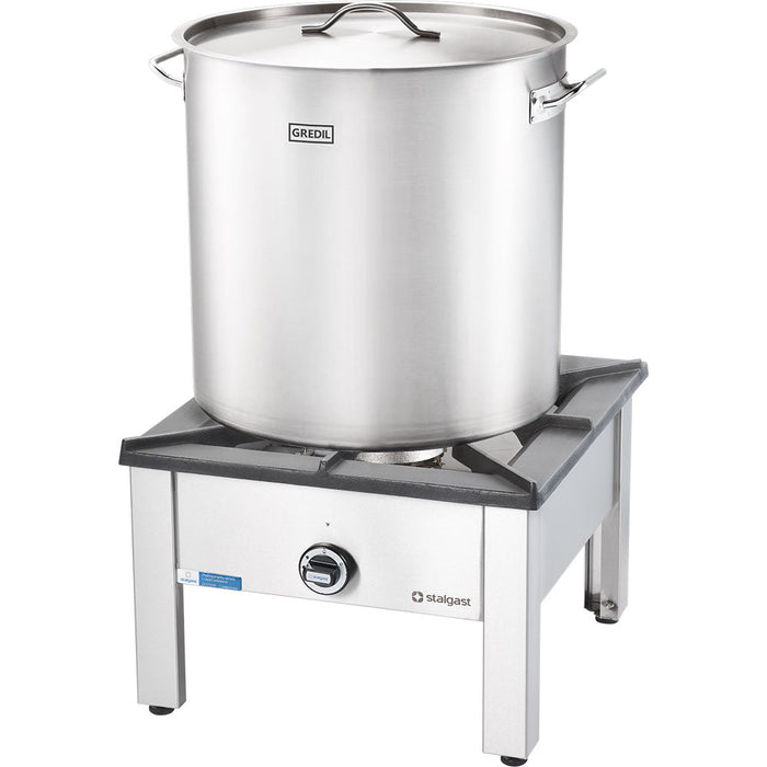 Gredil - Suppentopf hohe Form, Serie ECO Ø 320 mm, Höhe 320 mm, 25,7 Liter, inkl. Deckel - GastroDeals