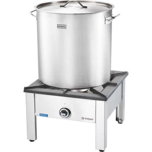 Gredil - Suppentopf hohe Form, Serie ECO Ø 360 mm, Höhe 360 mm, 36,6 Liter, inkl. Deckel - GastroDeals