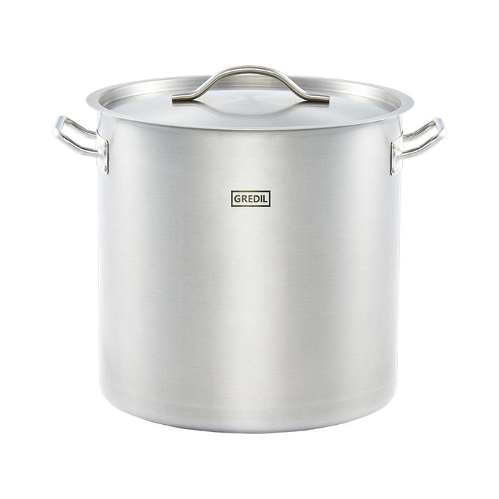 Gredil - Suppentopf hohe Form, Serie ECO Ø 360 mm, Höhe 360 mm, 36,6 Liter, inkl. Deckel - GastroDeals