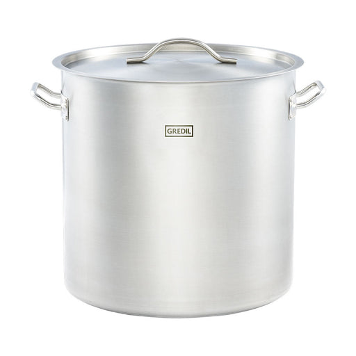 Gredil - Suppentopf hohe Form, Serie ECO Ø 400 mm, Höhe 400 mm, 50,3 Liter, inkl. Deckel - GastroDeals