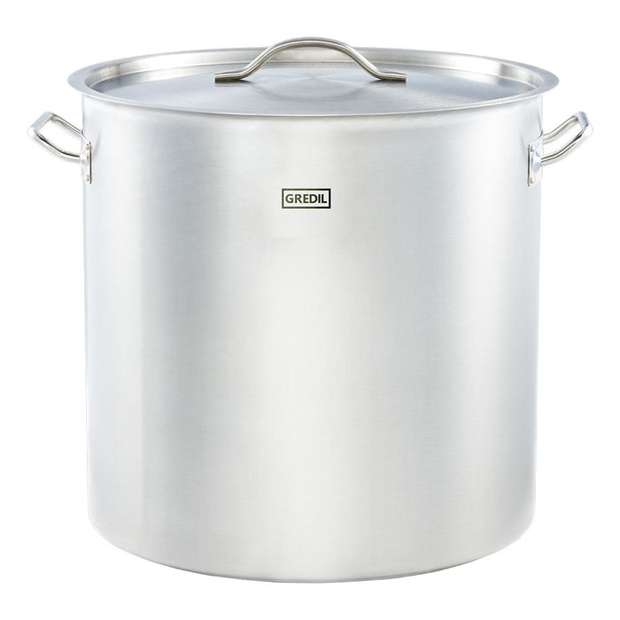 Gredil - Suppentopf hohe Form, Serie ECO Ø 450 mm, Höhe 450 mm, 71,6 Liter, inkl. Deckel - GastroDeals