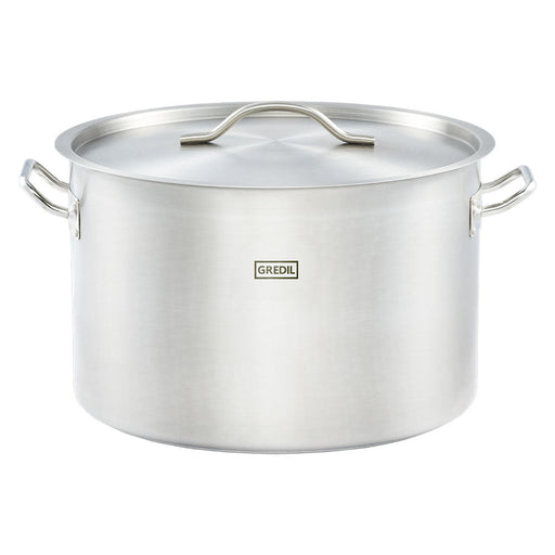 Gredil - Suppentopf mittelhohe Form, Serie ECO Ø 450 mm, Höhe 360 mm, 57,3 Liter, inkl. Deckel - GastroDeals