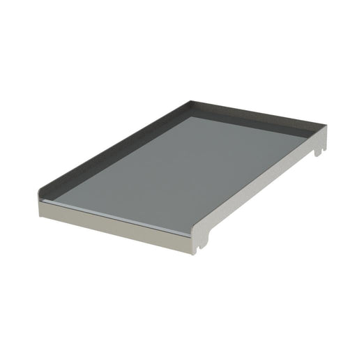 Heidebrenner - Heidebrenner Bratplatten - Aufsatz - Hartverchromt, glatt, 326x600 mm, 3 - seitig - GastroDeals