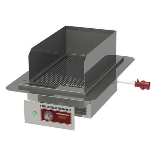 Heidebrenner - Heidebrenner Einbau Elektro Teppanyaki - Bratplatte "IKI" geriffelte Platte - GastroDeals